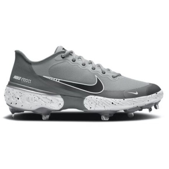 Nike Other - Nike Alpha Huarache Elite 3 Low 'Light Smoke Grey' CK0746-011 Metal Baseball